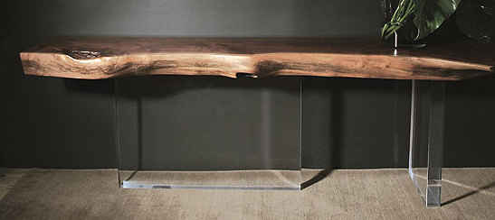 Elegant conference tables of nature's art.